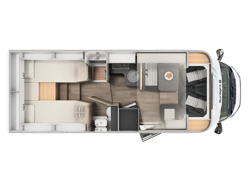 Sunlight T 68 Adventure Edition 4 Sunlight T 68 AE grundriss